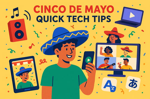 Quick Cinco de Mayo Tech Tips for the Day
