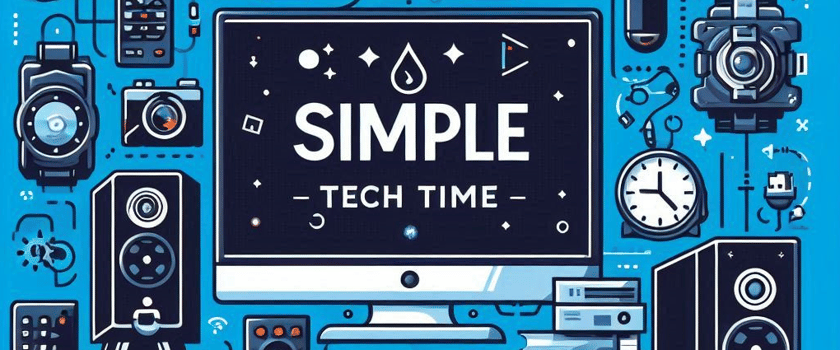 Simple Tech Time Blog Banner